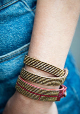 Bracelet Aari Burgundy MILLE et CLAIRE