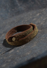 Bracelet Aari Double Tour Or Antique MILLE et CLAIRE