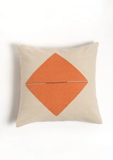 Coussin Origami Corail Off-White MILLE et CLAIRE