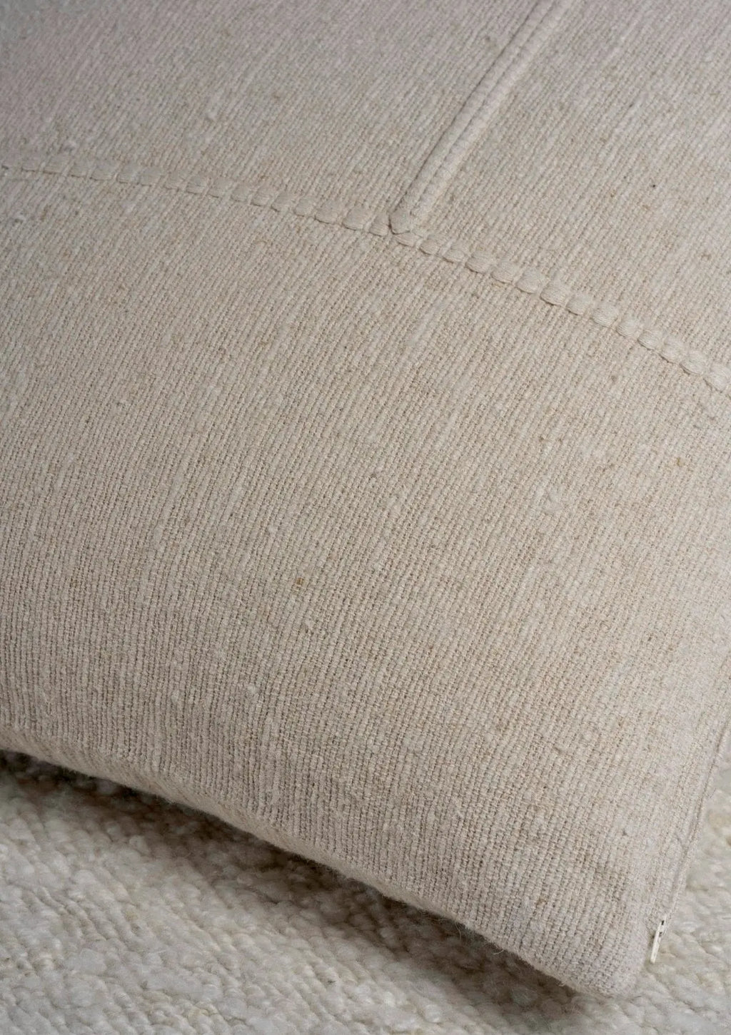 coussin ortie broderies fait-main naturel milleetclaire