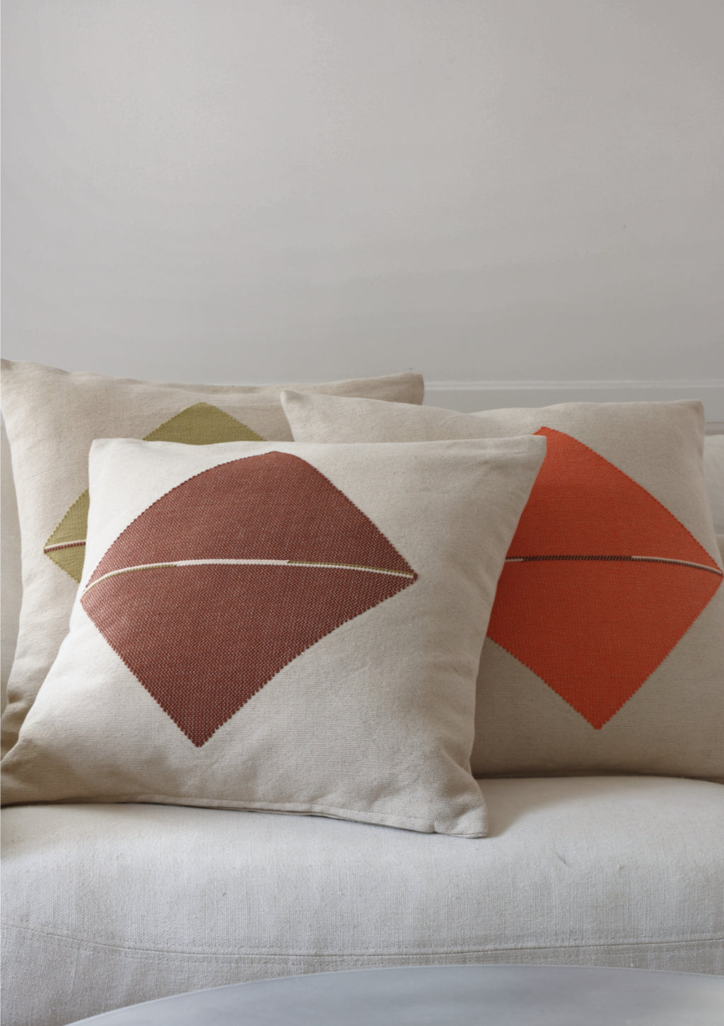 Coussin Origami Terracotta