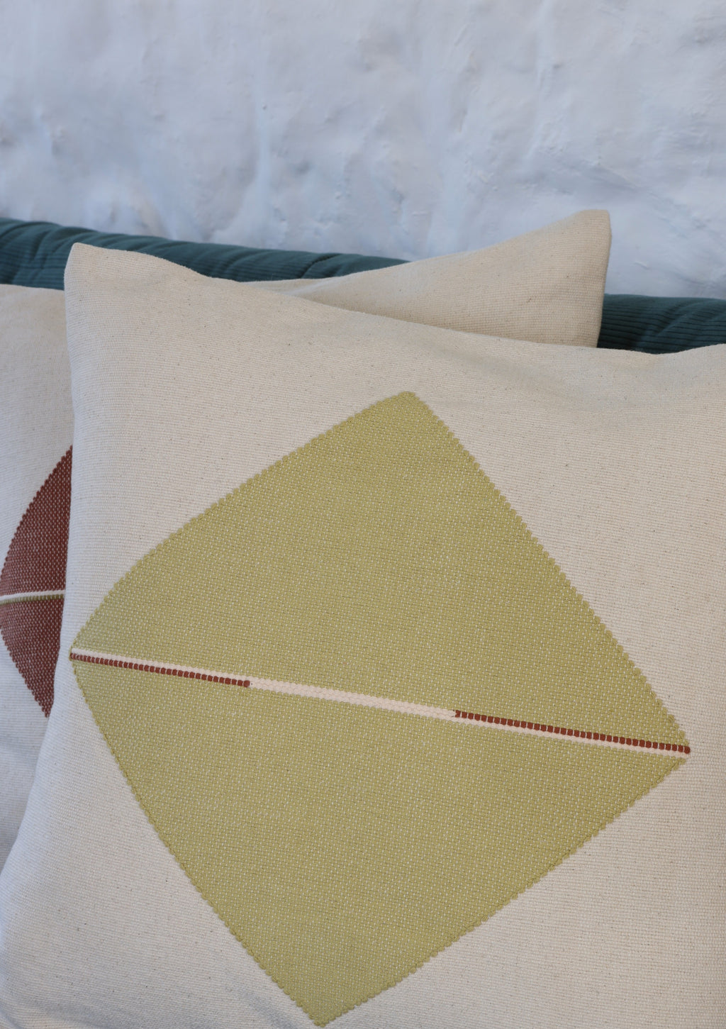 Coussin Origami Olive