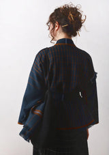 Kimono Ardoise & Orange Brûlée MILLE et CLAIRE